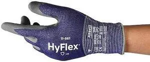 ANSELL 11-561 Hyflex Cut-Resistant Gloves, A3 Cut, Nitrile, Intercept Knit,