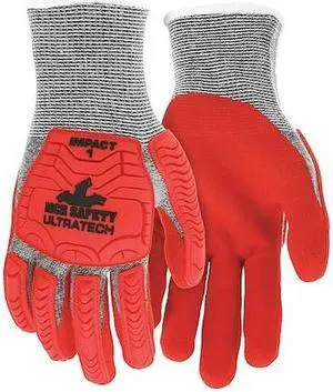 MCR SAFETY UT1954XL Coated Gloves, Cut Level A5 ,Dipped ,Foam Nitrile ,Sandy