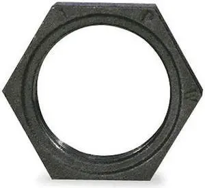 ZORO SELECT 520-908HC Malleable Iron Hex Locknut Class 150