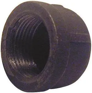 ZORO SELECT 5P531 Malleable Iron Cap Class 150