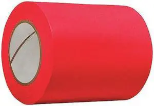 ZORO SELECT TC602-1"X60YD-RED(CA-36) Masking Tape, 1 in W x 60 yd L, 4.9 mil