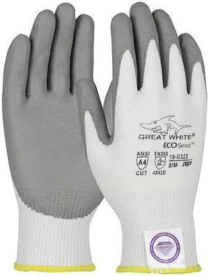 PACIFIC HELMETS 19-D322/S Cut Resistant Coated Gloves, A3 Cut Level,