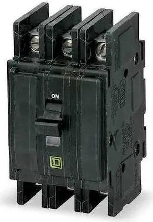 SQUARE D QOU345 Miniature Circuit Breaker, QOU Series, 45A, 3 Pole, 120/240V