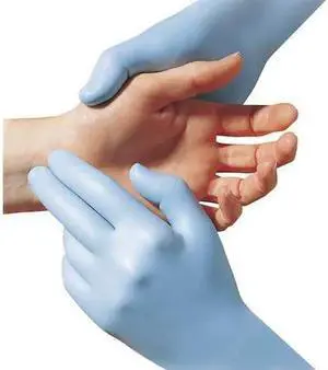 SHOWA 9905PFS 9905PF, Disposable Gloves, 6.00 to 6.99 mil Palm, Nitrile,