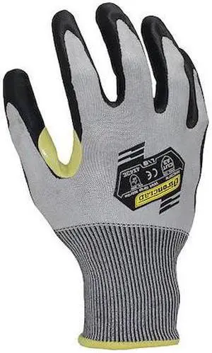 IRONCLAD PERFORMANCE WEAR KKC3FN-04-L Cut Resistant Coated Gloves, A3 Cut