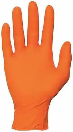 ANSELL N484 N48, Disposable Gloves, 5.1 mil Palm, Nitrile, Powder-Free, XL