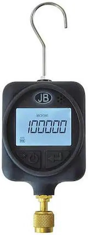 JB INDUSTRIES DV-22N Digital Micron Gauge,with Digital Dsplay