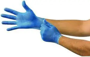 ANSELL V29 V29, Disposable Gloves, 2.8 mil Palm, Vinyl, Powder-Free, L (9), 100
