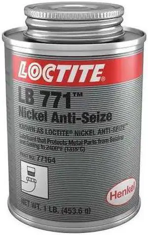 LOCTITE 135543 Nickel Anti-Seize Compound, 1 lb, Brush-Top Can, LB 771