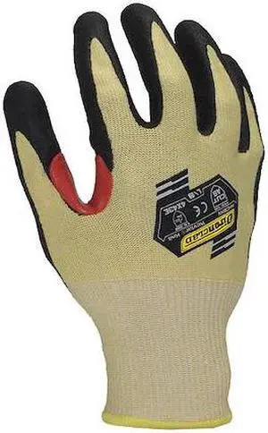 IRONCLAD PERFORMANCE WEAR KKC5KV-05-XL Cut Resistant Coated Gloves, A5 Cut