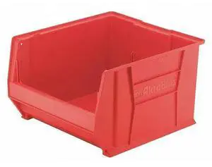 AKRO-MILS 30289RED Storage Bin, Plastic, Red, 12 in H, 18 1/4 in W, 23 7/8 in L AKRO-MILS 30289RED Storage Bin, Plastic, Red, 12 in H, 18 1/4 in W, 23 7/8 in L