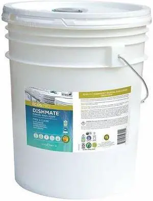 ECOS PRO PL9721/05 Liquid Dish Soap, 5 gal, Bucket, Concentrated, Unscented