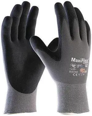 PIP 42-874 Coated Gloves, Cut Level A1 ,Dipped ,Microporous Nitrile ,Foam ,XS