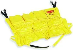 RUBBERMAID COMMERCIAL FG264200YEL BRUTE Caddy Bag, Yellow, vinyl