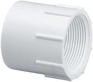 ZORO SELECT 435050 PVC Female Adapter, Socket x FNPT, 5 in Pipe Size
