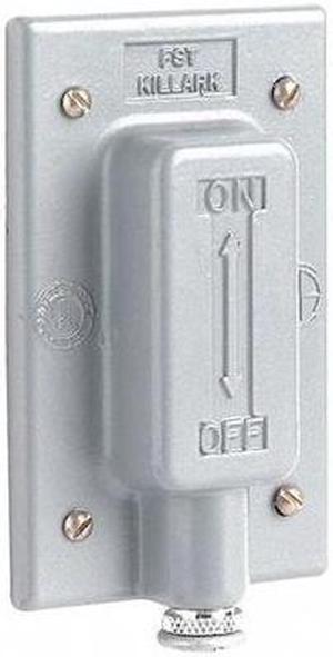 HUBBELL KILLARK FST 1 -Gang Horizontal or Vertical Weatherproof Cover,
