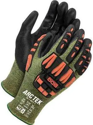 BDG 99-1-9677-9 Cut-Resistant /Arc Flash Resistant Gloves, Cut Level A4 ,Dipped