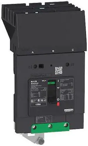 SQUARE D BDA36030 Molded Case Circuit Breaker, BDA Series, 30A, 3 Pole,