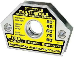 MAG-MATE WS11094 Magnetic Weld Square,4-3/8x3in,55lb