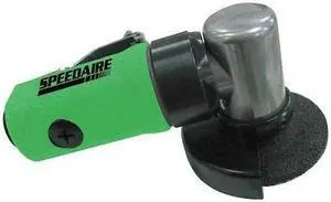 SPEEDAIRE 10D232 Angle Angle Grinder, 1/4 in NPT Female Air Inlet, Light Duty,