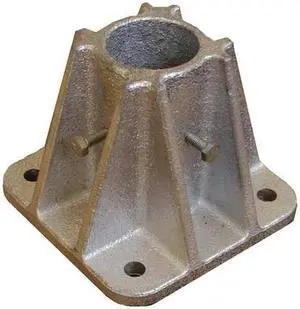 ZORO SELECT 2HER7 Socket Mounting Base,Single,L 5 In