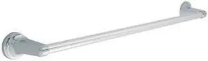 ZORO SELECT 04-8424 Towel Bar,Polished Chrome,Infinity,24In