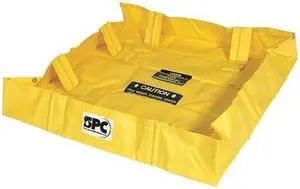 BRADY SB-SL46 Lightweight Portable Spill Containment Berm, 4' x 6'