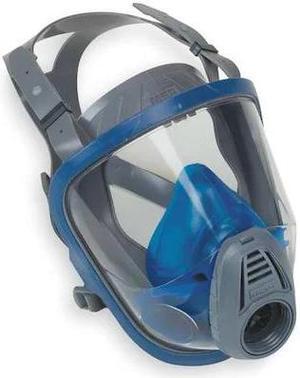 MSA SAFETY 10031344 Advantage 3100 Gas Mask, Silicone, 4 Suspension Points, L