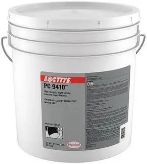 LOCTITE 235573 Two-Part Concrete Repair Compound, PC 9410, Epoxy, 5 gal, Pail,
