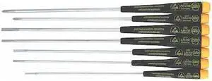 WIHA TOOLS 27393 ESD Precision Screwdriver Set,Sl/Ph,7pcs WIHA TOOLS 27393 ESD Precision Screwdriver Set,Sl/Ph,7pcs