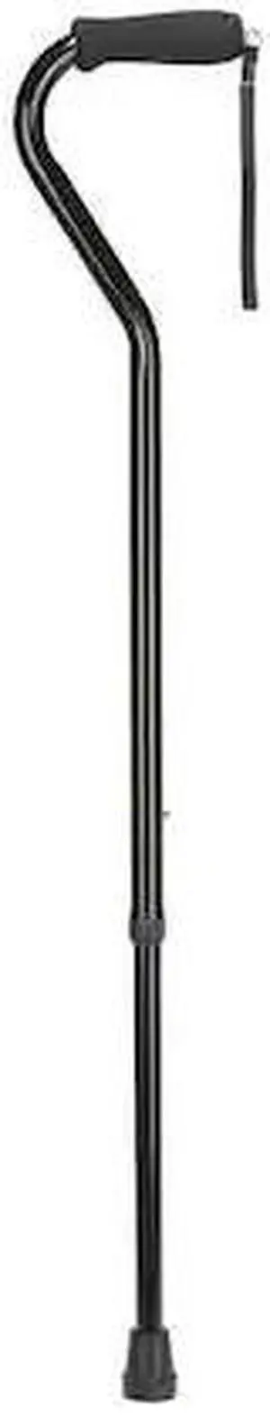 DMI 502-1304-0255 Adjustable Cane,Offset,33 in.,Black