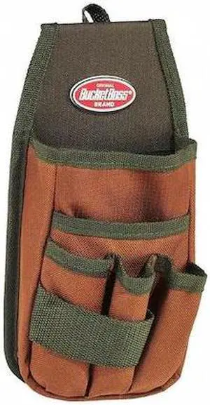 BUCKET BOSS 54170 Utility Pouch with Flap Fit, Polyester, 5 Pockets