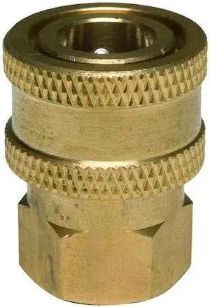 ZORO SELECT 1MDG6 Quick Connect Coupler,1/4 (F)NPT