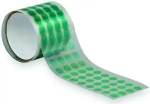 3M 8992 Film Tape, 5/8 in W x 3.2 mil Thick, Green, Silicone Adhesive, 250 PK