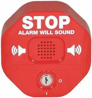 SAFETY TECHNOLOGY INTERNATIONAL STI-6400 Exit Door Alarm, Key Lock,