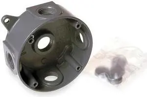 BELL OUTDOOR 5361-0 Weatherproof,5Inlet,16 cu. in BELL OUTDOOR 5361-0 Weatherproof,5Inlet,16 cu. in