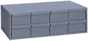 DURHAM MFG 003-95 Prime Cold Rolled Steel, Drawer Bin Cabinet, 12 1/4 in D x 7