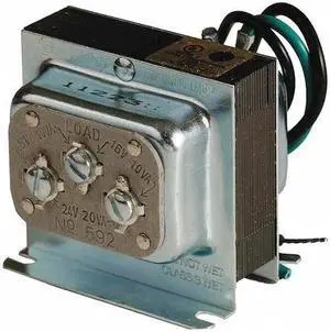 EDWARDS SIGNALING 592 Class 2 Transformer, 10 VA @ 16V AC, 10 VA @ 8V AC, 20 VA
