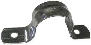 ZORO SELECT GA-100PS Pipe Strap,Galvanized,1" Pipe Size