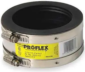 ZORO SELECT 3000-43 Shielded Coupling,For Pipe Size 4" x 3"