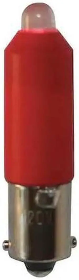 EATON HT8LEDRF7 Miniature LED Bulb,120 Volts,Red