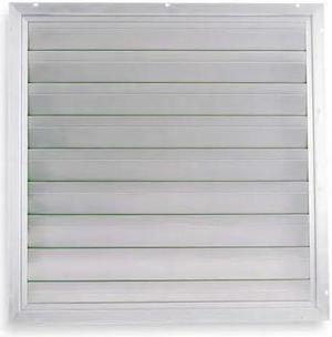 DAYTON 3HHT1 30 in 32.75"H-W Alu Universal Backdraft Dampr, 31 in x 31 in,
