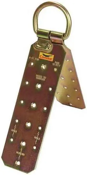 CONDOR 45J299 Roof Anchor, 20 1/2 in Length, 310 lb Weigth Capacity, Steel