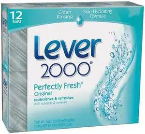 LEVER 2000 CB325835 Body Soap, Fresh, White, 4 oz, None, Wrapped
