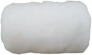 ZORO SELECT 1UFP1 4" Paint Roller Cover, 3/8" Nap, Synthetic