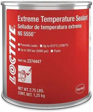 LOCTITE 2374447 Paste High Temperature Sealant, 946 mL, Brown, Temp Range 59