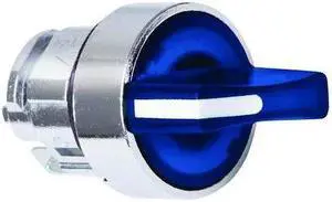 SCHNEIDER ELECTRIC ZB4BK1463 Illum Selector Switch,2 Pos,22mm,Blue
