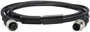 TELEMECANIQUE SENSORS XZCR1511041C2 Cordset,6.56 ft.,Black,250VAC/300VDC