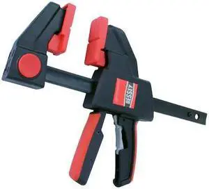 BESSEY EHKXL06 Trigger Clamp, Plastic Handle and 3 5/8 in Throat Depth