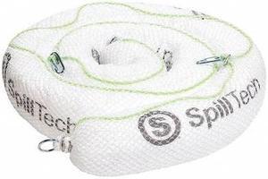 SPILLTECH PREM510 Sorbent Boom, 30 gal, 5 in x 10 ft, Oil, White, Polypropylene
